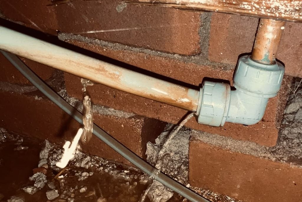 Bad Water Leak